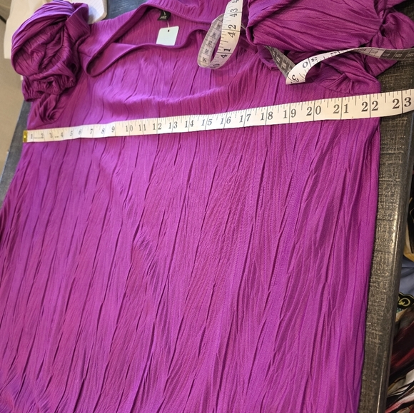 Alfani Vibrant Purple Women's Blouse - Picture 5 of 10